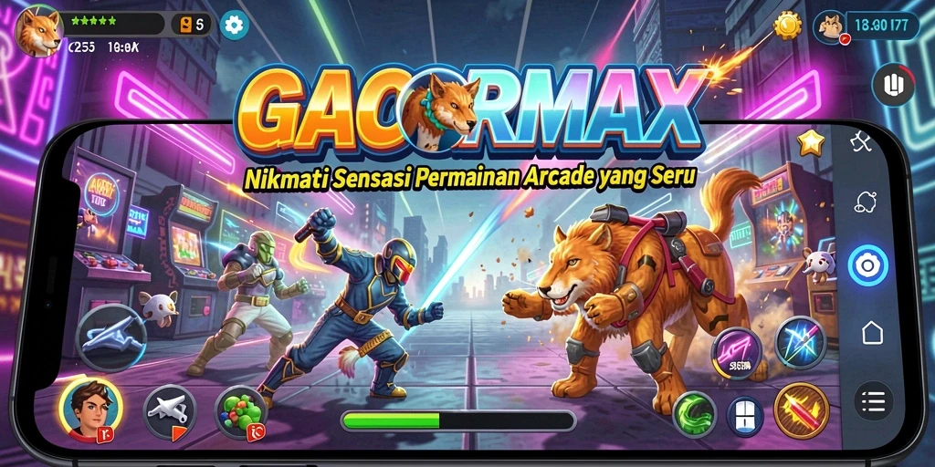 Tampilan gameplay GACORMAX yang menegangkan dan penuh aksi.