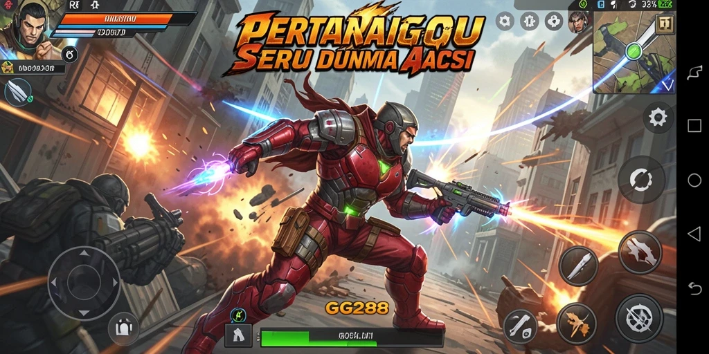 Tampilan gameplay seru dari GG288 yang menampilkan aksi tak terduga.