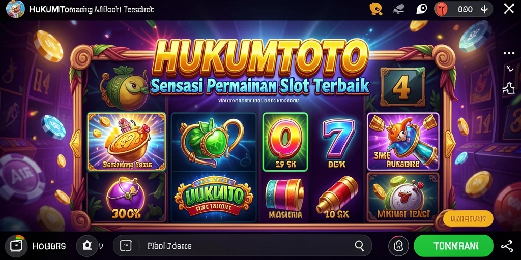 Tampilan menarik dari gameplay HUKUMTOTO yang seru.