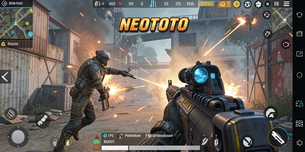 Tampilan gameplay NEOTOTO yang mendebarkan dan realistis.