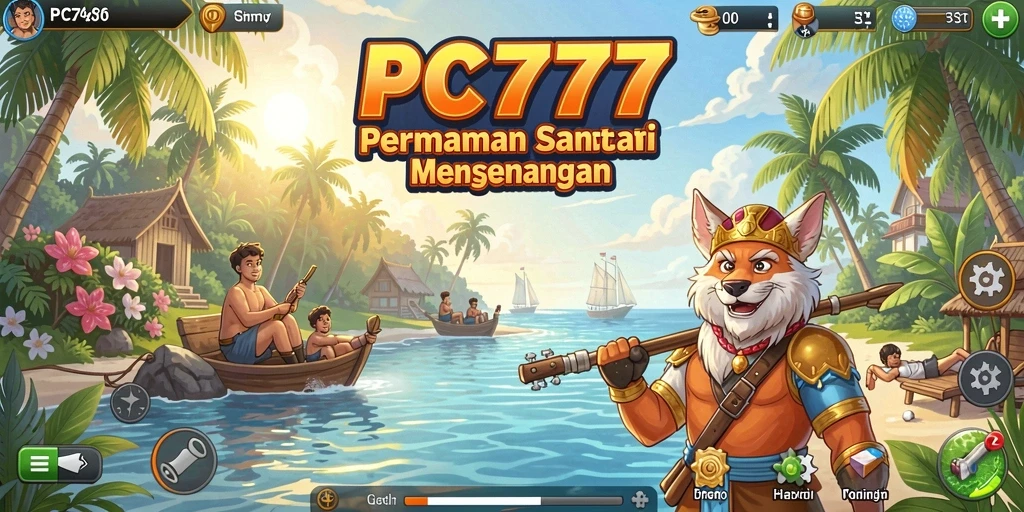 Screenshot gameplay PC777 menampilkan keseruan bermain game Casual.