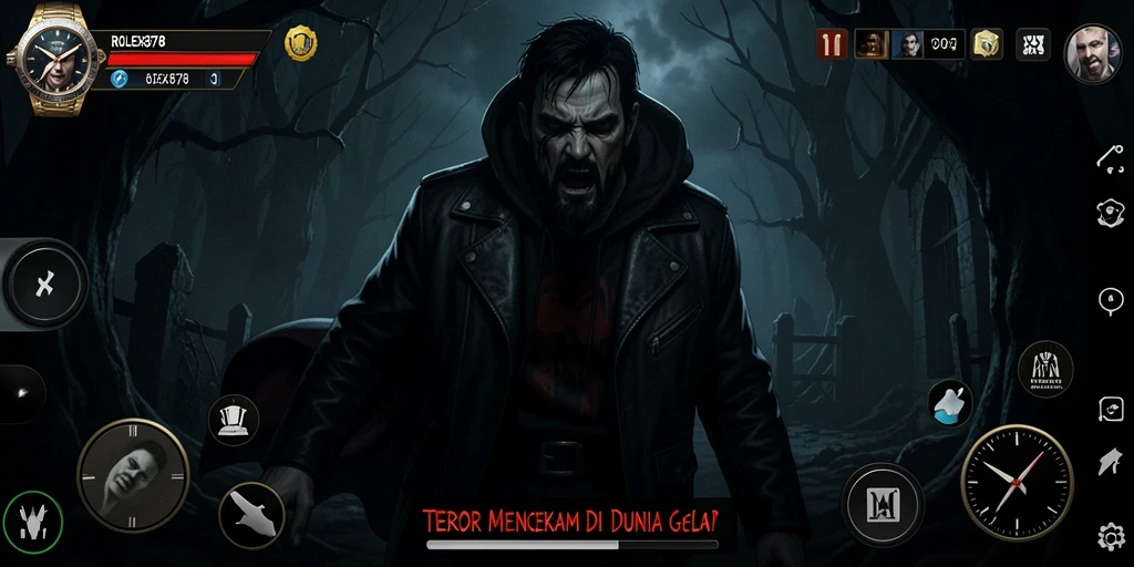 Gameplay ROLEX878 yang menakutkan dan mencekam.