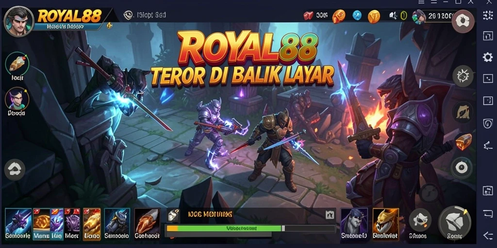 Tampilan gameplay ROYAL88 yang menakutkan dan mencekam.
