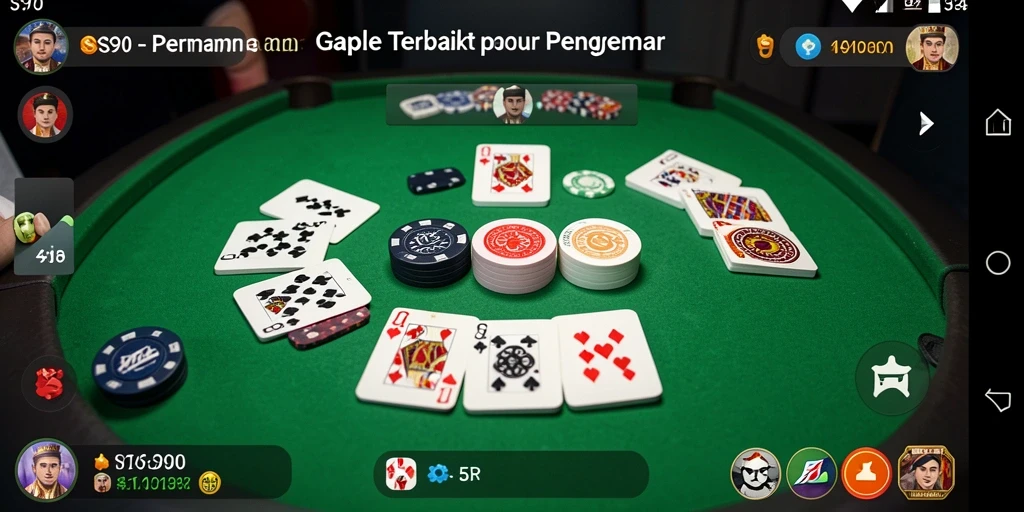 Tampilan gameplay S80 yang menakjubkan dengan tema Gaple.