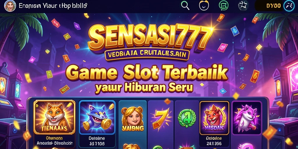 Tampilan menarik dari gameplay SENSASI777 yang memikat.
